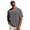 Gray, variant on Mens Henley Shirt Short Sleeve Cotton Casual V Neck Summer Beach Shirt 2026 Fashion Beach Vacation Outdoor Tops with Pocket Gold 3XL