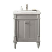 Furniture Home Decorative Bathroom, Washroom, Kitchen 24" Gray Sink Vanity