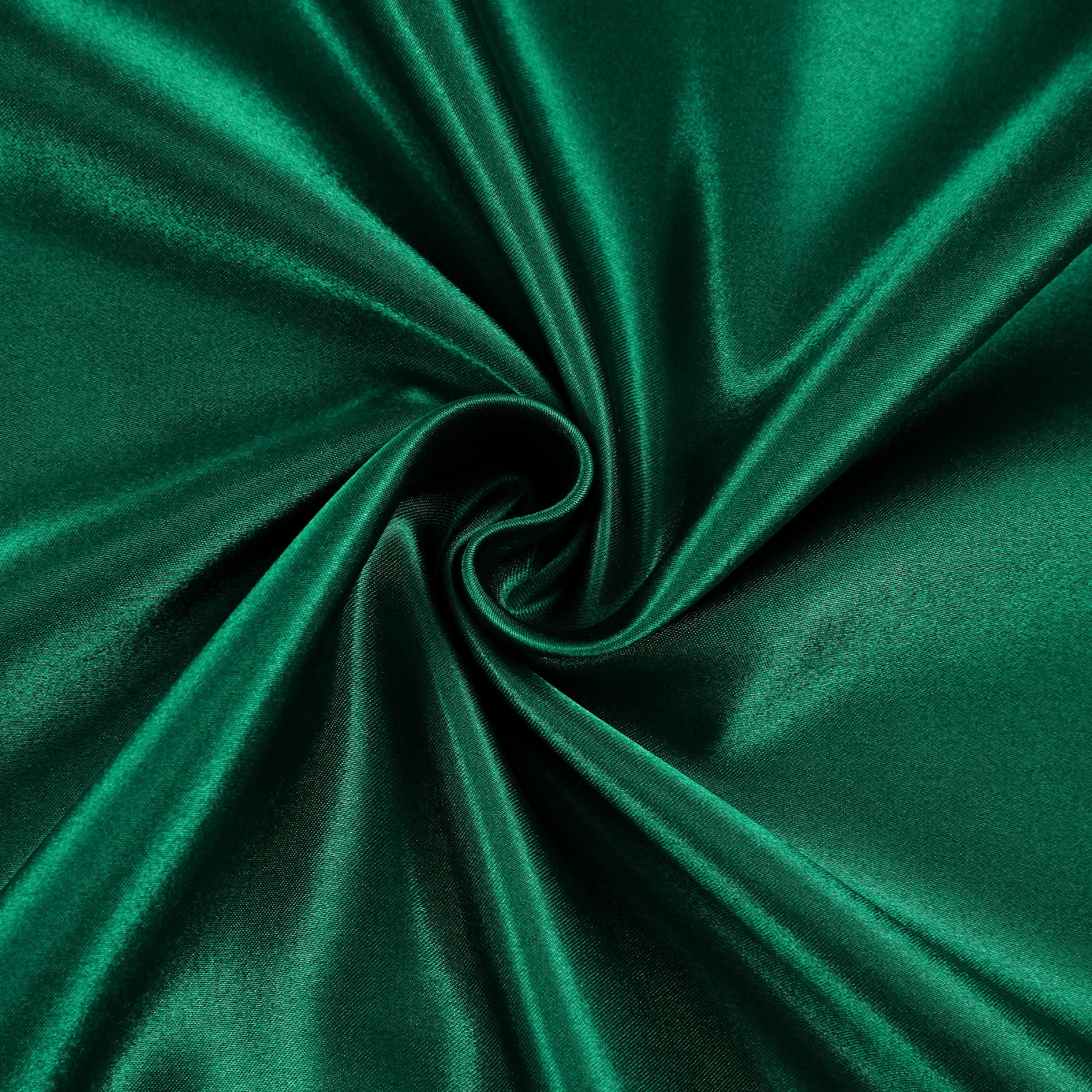 ANMINY Satin Sheets Silk Sheets King Dark Green Bed Sheet Set