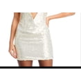 thumbnail image 3 of Bardot Jinxa Sequined Cutout Mini Dress Gray, 3 of 3