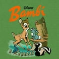 thumbnail image 2 of Women's Bambi Retro Poster Racerback Tank Top Envy Green X Small, 2 of 4