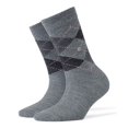 thumbnail image 1 of Burlington Women Socks WHITBY - Medias cortas, diseño de diamantes, talla única, 36-41 Gris claro, 1 of 1