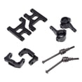 thumbnail image 1 of RC Cars Actualizaciones Parte Frente Swing ARM ST STIREDE KNUCKLE MODELO MODELO REMOTO CONTROL MONTAJE DE ESTILO DE CUCHO PARA TAMIYA CC01 NEGRO Eigraketly FN001278-01, 1 of 7