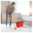 thumbnail image 7 of Spin Mop and Bucket with Wringer Set, 360° Spinning Mop Bucket System with 3 Microfiber Mop Replacement Heads and 61" Stainless Steel Adjustable Handle for Floor Cleaning (20QT), 7 of 7