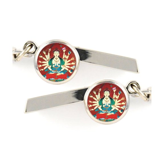 Budha Safety Whistle Keychain