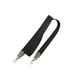 thumbnail image 5 of Correa de hombro tejida para bolso de 2,5 cm hecha a mano con tejido negro y etiqueta de oreja de elefante gris, accesorios para bolso de mujer, 5 of 5