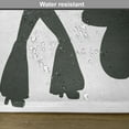 thumbnail image 6 of Ambesonne Black and White Place Mats Set of 4, 70s Woman Retro, Standard Size, Black and White, 6 of 6
