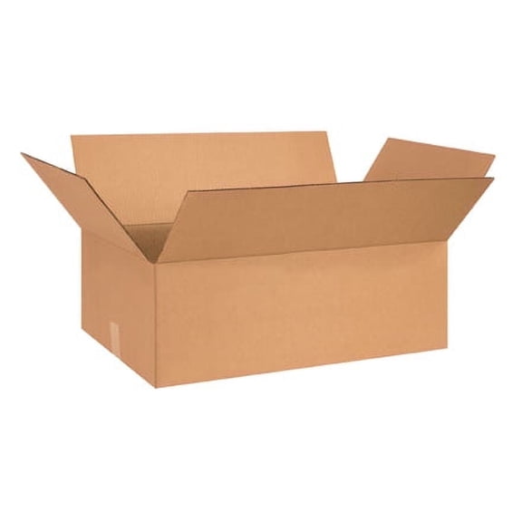 SSBM 26" x 15" x 7" Kraft ECT-32 Single Wall Corrugated Flat Boxes Shipping Packing 20/BUNDLE