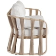 thumbnail image 4 of Meridian Furniture San Pietro Beige Olefin Upholstered Outdoor Patio Loveseat, 4 of 9