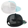 thumbnail image 5 of BASSDASH 2 Pack Flat Brim Trucker Cap Adjustable Snapback Hat Mesh Back For Men Women Fishing Hunting, 5 of 5