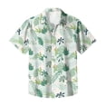 thumbnail image 6 of HAJWOH Hawaiian Shirt for Men Casual Button Down Short Sleeve Summer Beach Shirts Loose Fit Floral Print Tropical Tops, 6 of 7