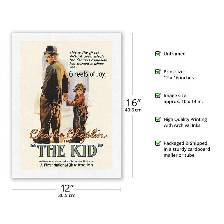 Charles Chaplin in The Kid - Written & Directed by Charlie Chaplin