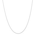 thumbnail image 1 of 0.6 mm x 18 in. 14K White Gold Carded Cable Rope Chain, 1 of 1