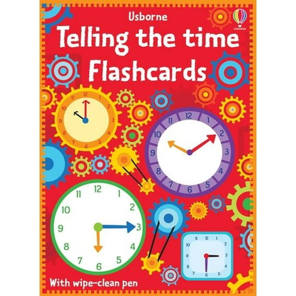 Telling the Time Flashcards With Wipe Clean Pen