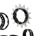 thumbnail image 4 of 14T Single Speed Flywheel Adapter 8 9 Gear Freehub Conversion 10 Speed Cassette Spacers Removeable Cog black, 4 of 9