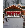 thumbnail image 4 of Christmas Garage Door Banner Cover 6 x 13 ft, Christmas Snowman Xmas Tree Winter Snow Christmas Garage Door Decorations Holiday Christmas Backdrop Decor for Winter New Year Xmas Party, 4 of 6