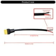 thumbnail image 5 of 19.69inch Long XT60 Connector Cable Male to Pigtail 2Pin Bare Wire for UAVs Remote Aircrafts with Portable Designing, 5 of 7