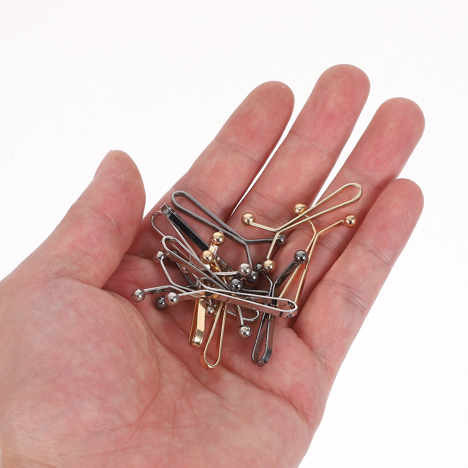 OUNONA 12Pcs Adjustable Waist Buckles for Pants and Skirts Detachable Waistband Tightener Clips