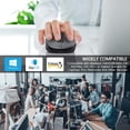 thumbnail image 6 of Wireless Mouse for Laptop, Ergonomic Silent Computer Mouse with USB & USB-C, 3 DPI 6 Buttons,Grey, 6 of 7