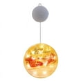 thumbnail image 2 of ZOELNIC Led Christmas Lantern Hanging Up String Fairy Light Strip Lamp Xmas Party Home Window Decor Christmas Gifts, Elk sledge truck, 2 of 3