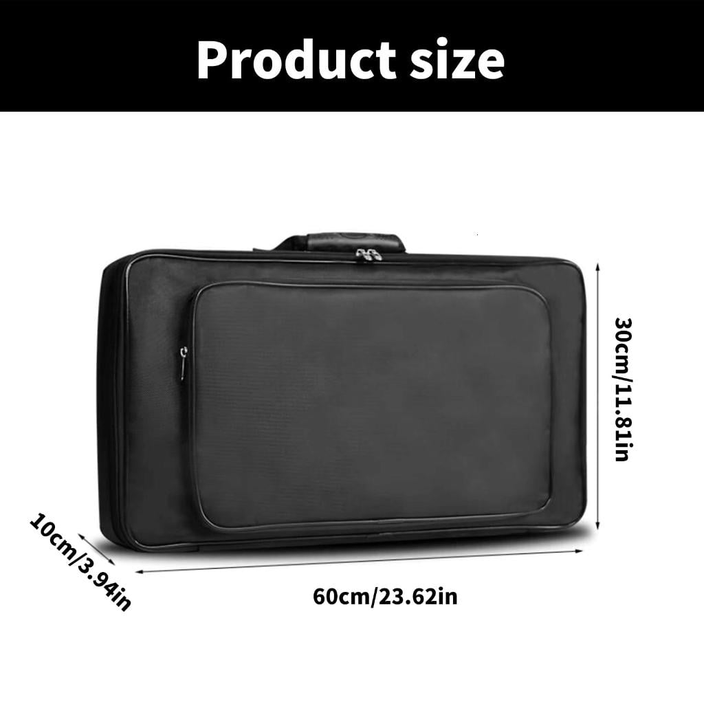 CEORPER Guitar Pedal Board Case Pedalboard Carry Bag Zippers Lock Guitar Effect Pedal Storage Case Guitar Pedalboard Carry Bag