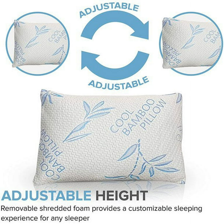 Bamboo pillow cheap king walmart