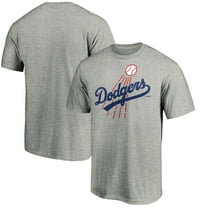 Men's Heather Gray Los Angeles Dodgers Cooperstown Collection Huntington T-Shirt