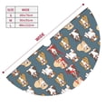 thumbnail image 3 of Picia Cartoon Bulldog 1 Print Christmas Tree Skirt , Christmas Tree Skirt Ornaments for Merry Christmas Holiday Party Decorations Indoor Outdoor-36", 3 of 7