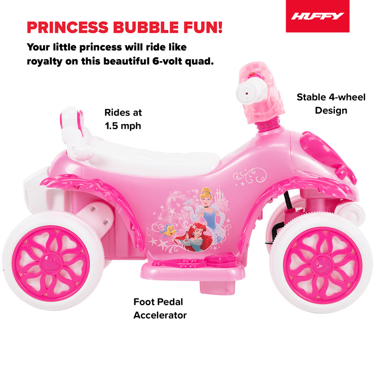 Disney Princess Electric Ride on Quad Toy for Children Ages 18 months