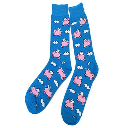 - Men’s Flying Pig Novelty Socks