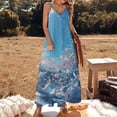 thumbnail image 2 of Water Splash Ripple Sleeveless Dress Women's Luxury Party Dress Birthday Dresses for Women, 2 of 7