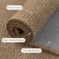 thumbnail image 6 of LOKHOM 2'x6' Kitchen Runner Rug, Non Slip Washable Cotton Woven Runners for Hallways, Entryway, Kitchen, Brown, 6 of 7