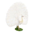 thumbnail image 1 of Figura de animal salvaje para niños en edad preescolar, juguete artesanal, juguete educativo decorativo, animal Blanco, 1 of 9