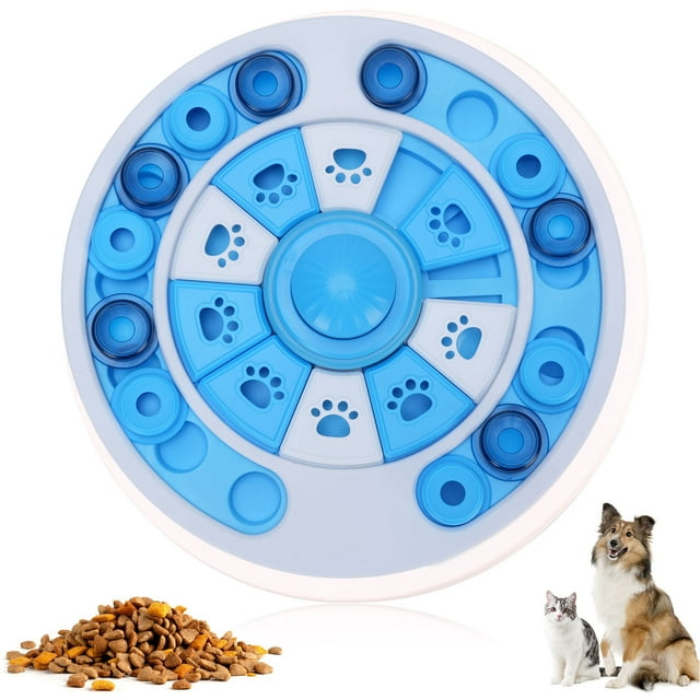 Dog Puzzle Feeder Toys for Puppies Interactive Game Treat Dispenser,Interactive Dog Toys Dog Treat Puzzle Dispensing Slow Feeder Interactive Dog Toys Various Levels of Play for