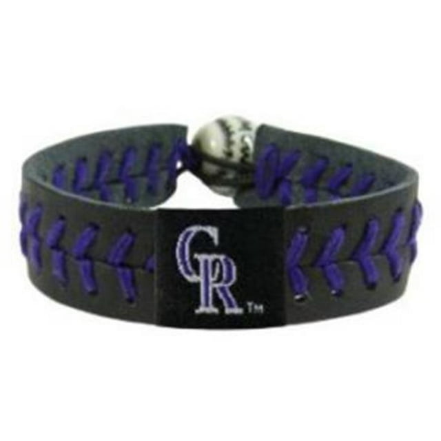 Colorado Rockies Bracelet Team Color Baseball