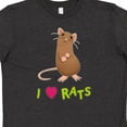 thumbnail image 4 of Inktastic I Love Rats Youth T-Shirt, 4 of 5