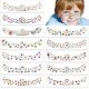 thumbnail image 1 of 20 hojas de tatuajes de pecas en la cara para niños, tatuajes faciales temporales desechables, pegatinas de estilo animal con forma de mariposa, flor, corazón y fruta, calcomanías artísticas, acceso, 1 of 5