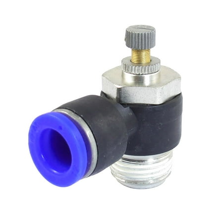 - Unique Bargains 20mm Male Thread Pneumatic Piping Speed Controller Push In Connector 12mm