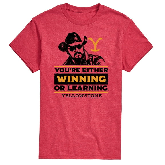Yellowstone - Your Either Winning Or Learning - Men's Short Sleeve Graphic T-Shirt