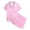 AA-#Pink477, variant on WOYY Girls Pajamas Button Down Short Sleeve Top Shorts Sleepwear Loungewear, Sizes 4-14