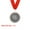 Silver, variant on Uxcell Award Medal, Prize Medal Winner Medal with Neck Ribbon for Competitions Sports Games Spelling Gold