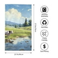 thumbnail image 2 of KLL Pasture Cow Ultra Absorbent & Soft Hand Towels for Bath, Hand, Face, Gym and Spa-27.5x16in, 2 of 7