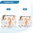 thumbnail image 4 of FORMRS 15-15.6 inch Laptop Sleeve Case Soft Carrying Quilted Computer Bag Cover, Orange Seahorse, 4 of 7