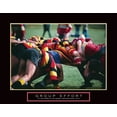 thumbnail image 2 of Frontline 14x12 White Modern Wood Framed Museum Art Print Titled - Group Effort - Rugby, 2 of 4