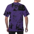 thumbnail image 3 of HONHUZH Mend Tops Shorts Sleeve Graphic Tops Summert Casual Loose Elastic Sports Short Sleeve Round Neck, 3 of 6