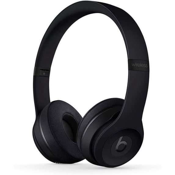 Restored Beats by Dr. Dre Solo3 Casual Listening Active Noise Cancellation Bluetooth On-Ear Headphones, Black