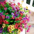 thumbnail image 4 of Artificial Flowers for Outdoors Daisy Bundles for Home Decoration, Faux Flower Fake Plants Outside Decoration with Eucalyptus UV Resistant for Planter Porch Patio Yard Garden Colorful, 4 of 4