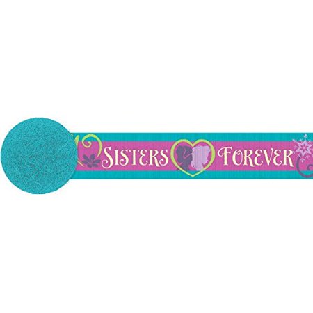 Disney Frozen Teal And Violet Streamer Birthday Party Decorations