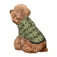 thumbnail image 5 of Fotbe Green Snake Print Small Dog Sweater Hoodies Pet Grey Hooded Soft Fleece Sweatshirts with Pocket Fall Winter Puppy Cat Sweaters Warm Clothes-X-Large, 5 of 7