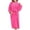 Hot Pink, variant on WREESH Womens Bathrobe Flannel Nightgowns Long Nightgowns And Hooded Pajamas Bathrobe Long Pajamas Lovers' Home Clothes Matching Pajamas For Couples Dark Blue
